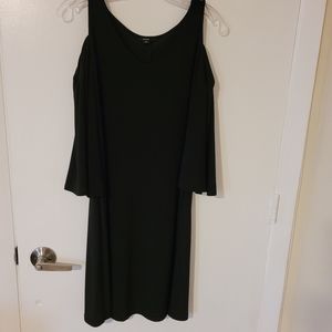 Black Cold Shoulder Dress